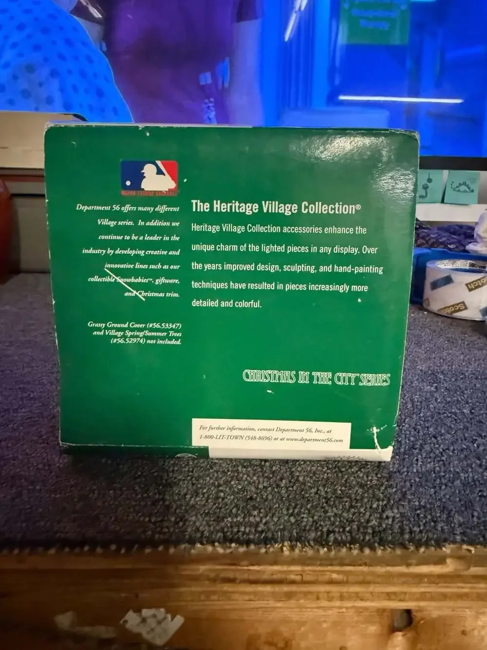 Department 56 Christmas in the City New York Yankees Refreshments Concession Sta